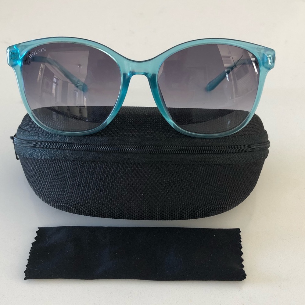 Bolon Sunglasses J12 BL2312, NWOT, Woman’s 55/18-142, Baby Blue